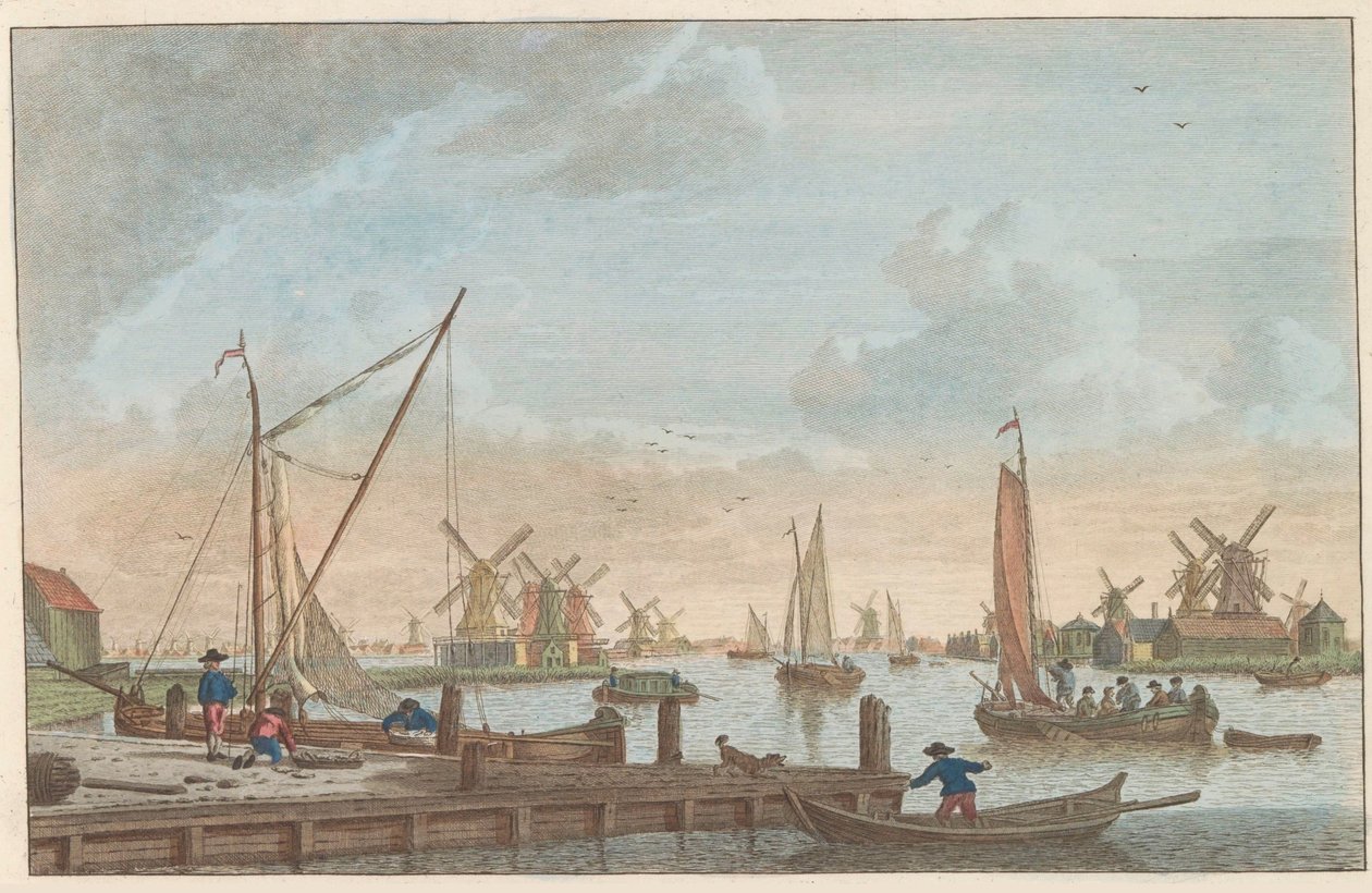 The Zaan at Wormerveer, ca. 1790 by Carel Frederik Bendorp (I)