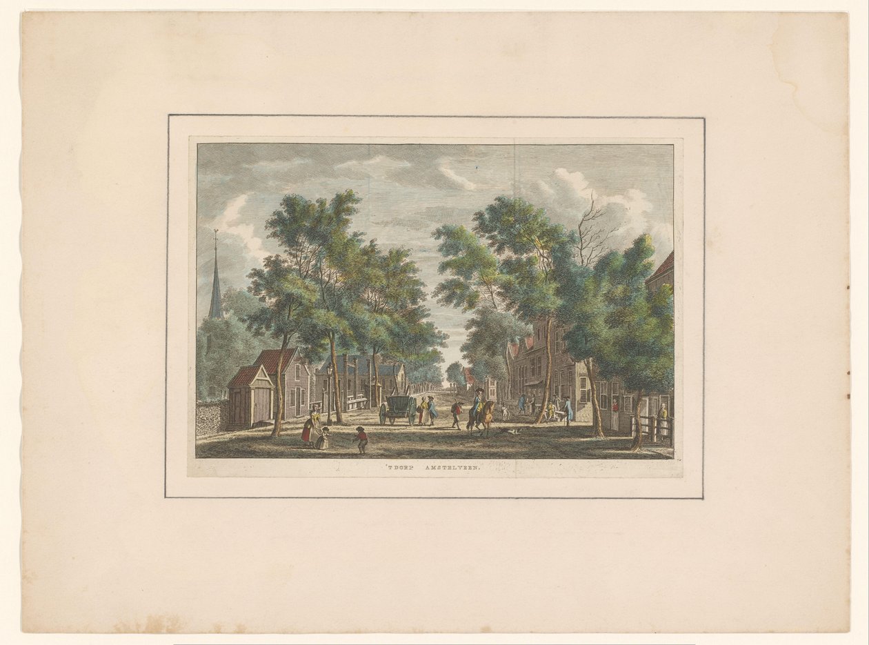Street in Amstelveen by Carel Frederik Bendorp (I)