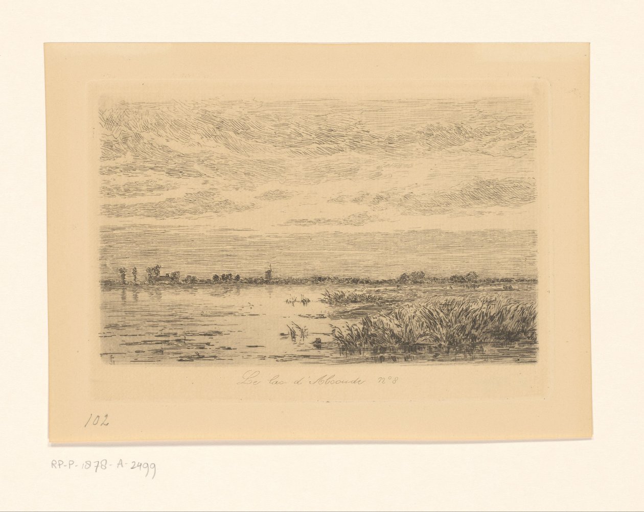 The Lake of Abconde by Carel Nicolaas Storm van 