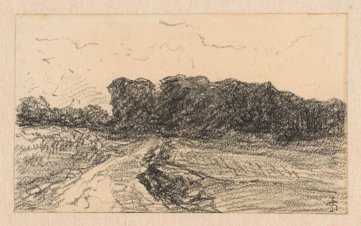 Linden Alley, Road to the Bresserberg in Kleve by Carel Nicolaas Storm van 