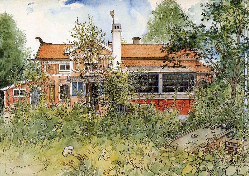 The Sun House by Carl Larsson