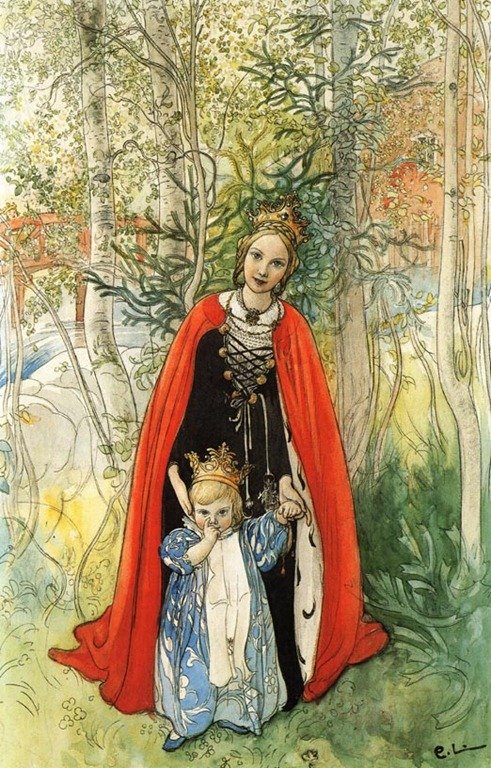 Spring Princess by Carl Larsson