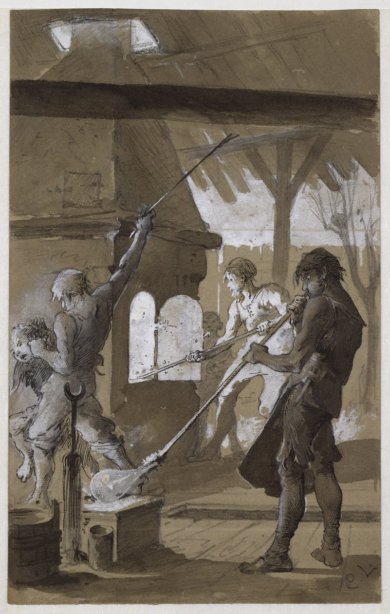 The Glassblowers by Carl Larsson
