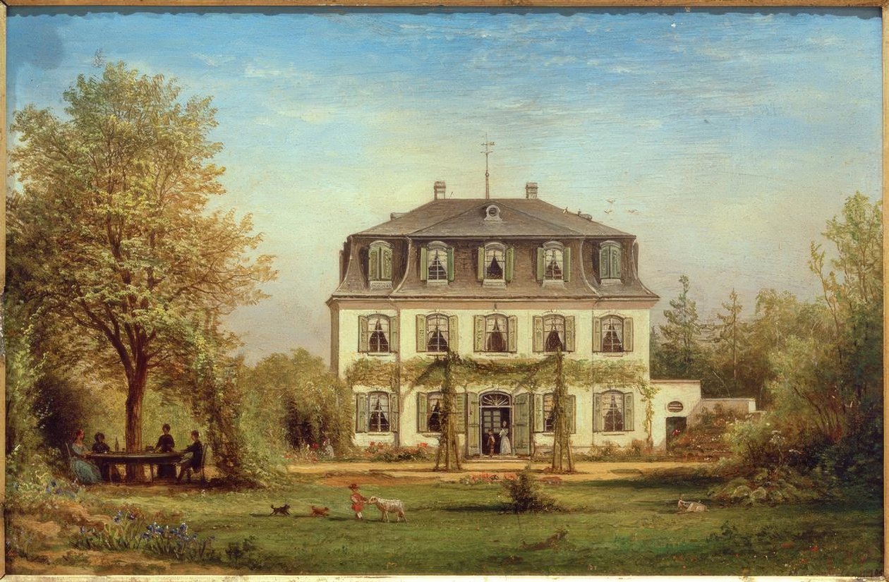 C. Morgenstern, Garden House of the Banker Family Bansa, Sachsenhausen by Carl Morgenstern