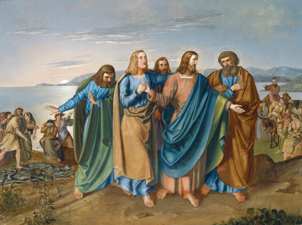 Jesus and His Disciples on the Sea of Galilee by Carl August Heinrich Ferdinand Oesterley