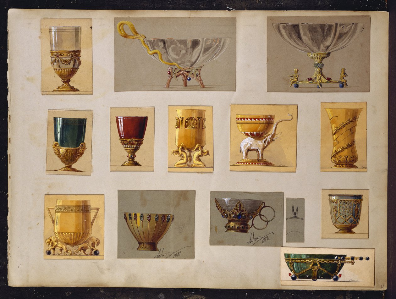 Selection of designs, House of Carl Faberge by Carl Fabergé