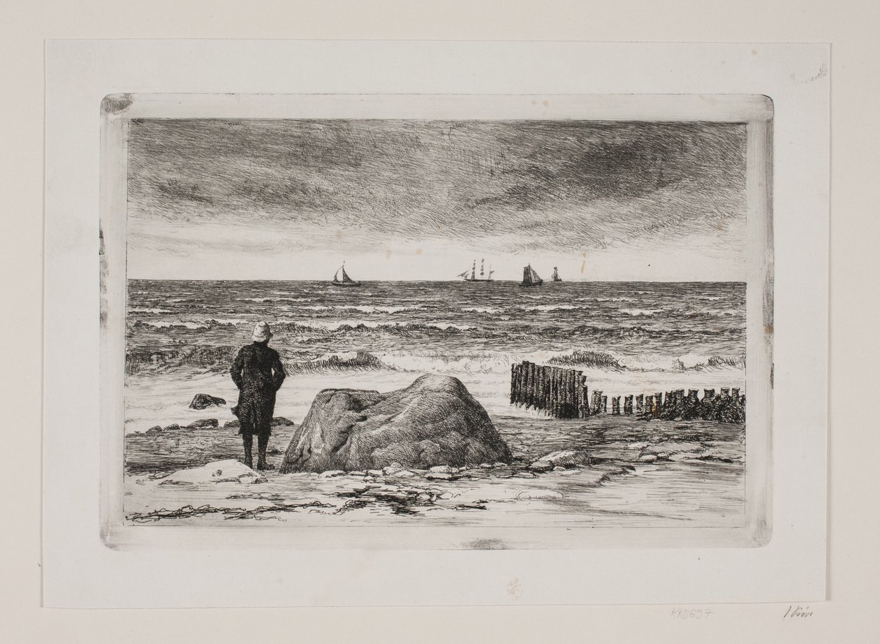 Stormy Weather. Seascape by Carl Bloch