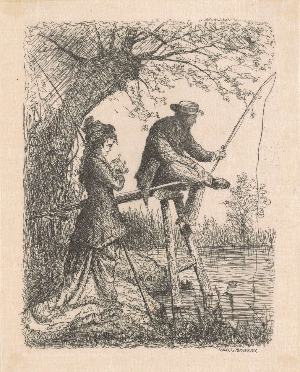 Fishing by Carl C. Brenner