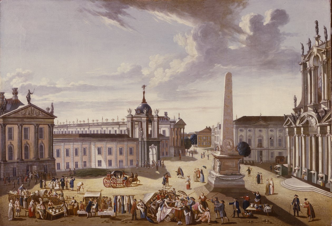 View of the Town Hall by Carl Christian Baron