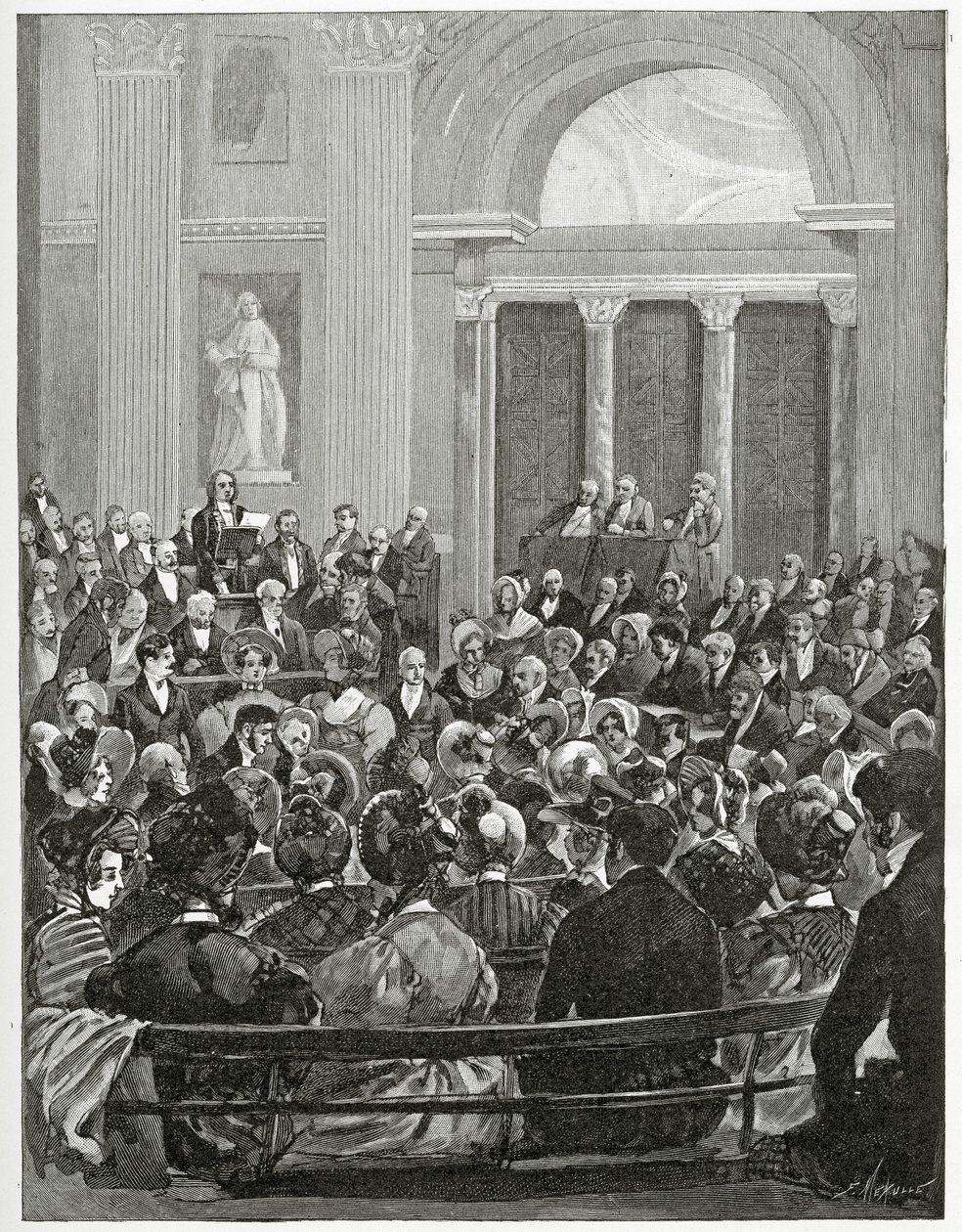 Discours de réception de Victor Hugo, 19th Century by Carl Christian Vogel von Vogelstein