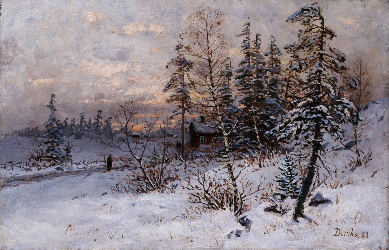 Winter by Carl Edvard Diriks