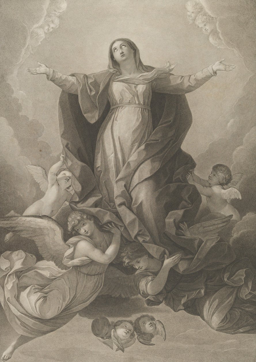 The Assumption of the Virgin, 1792 by Carl Ernst Christoph Hess