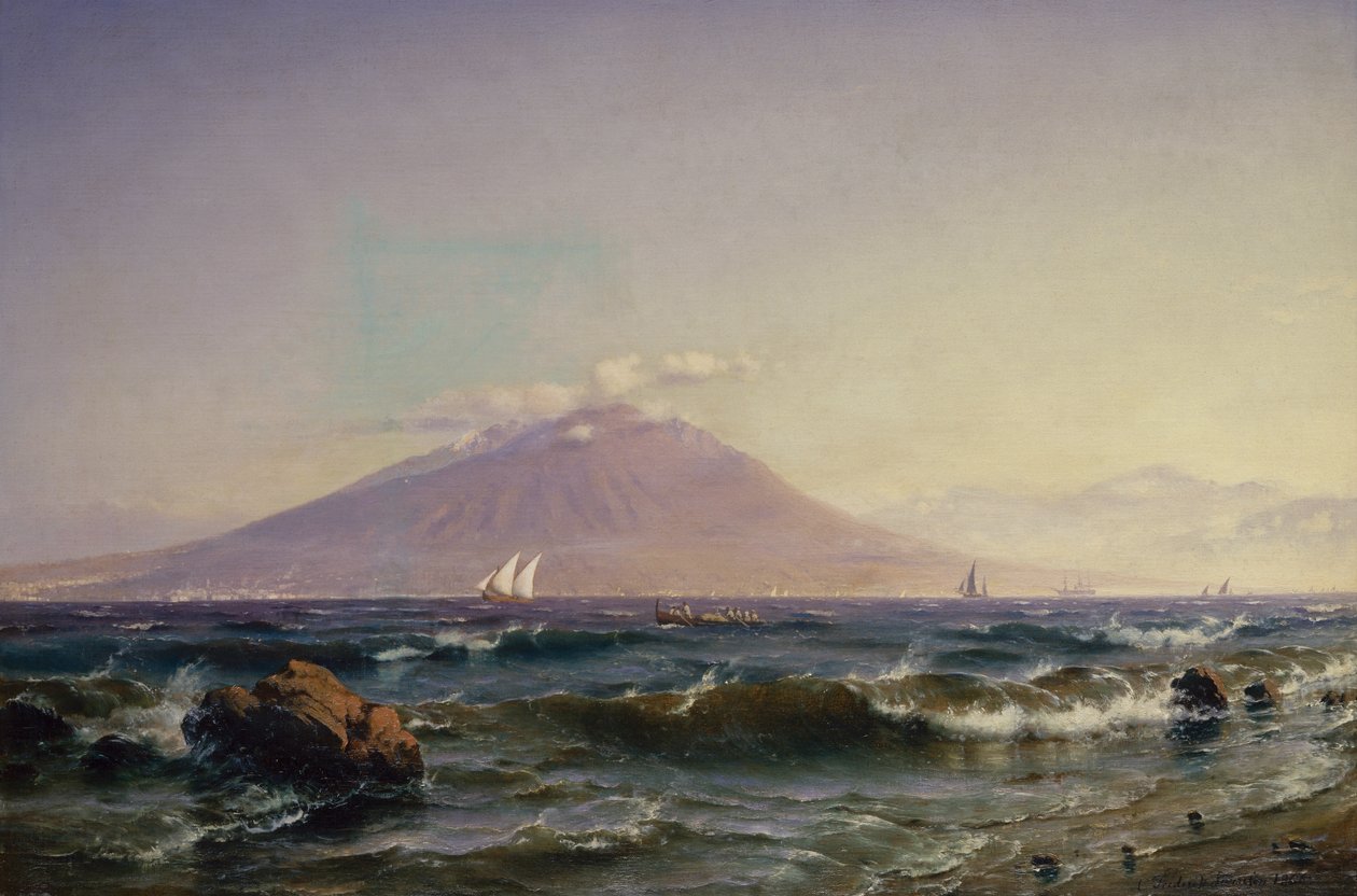 The Bay of Naples by Carl Frederik Sorensen