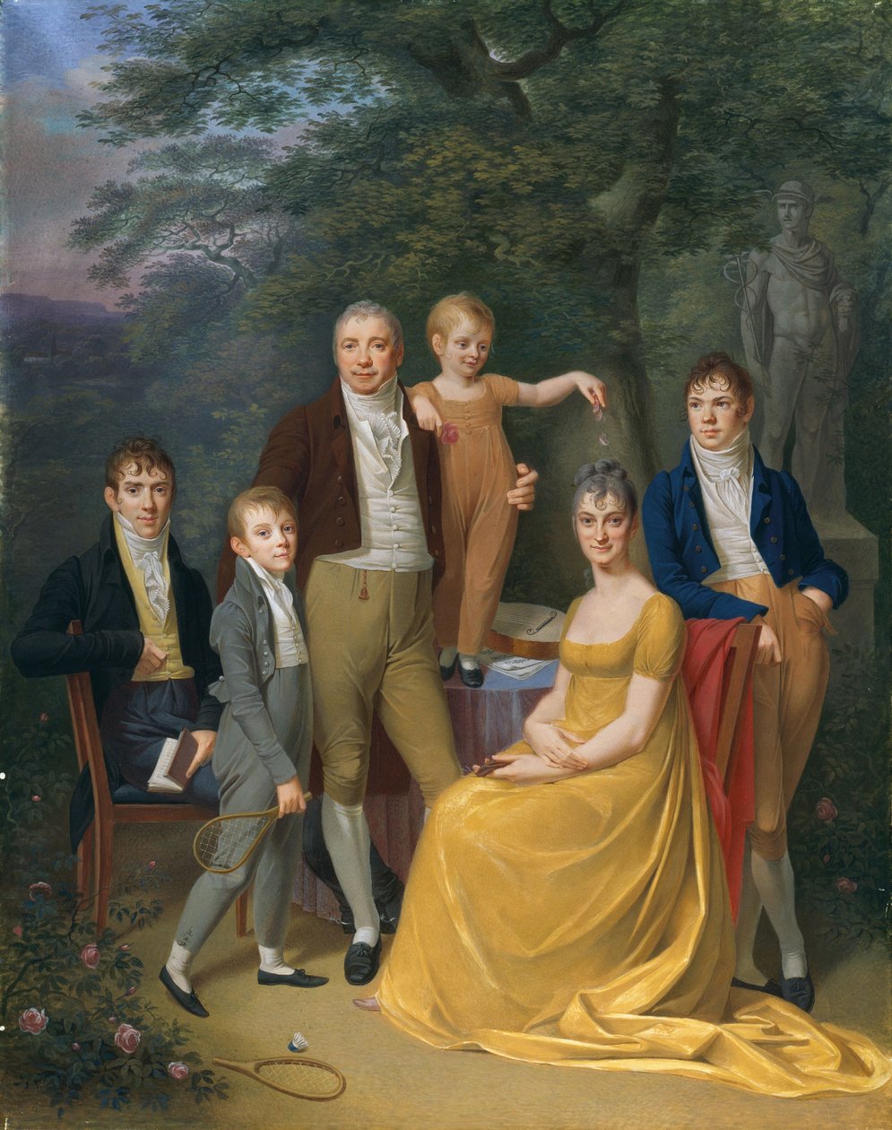Family Portrait by Carl Friedrich Demiani