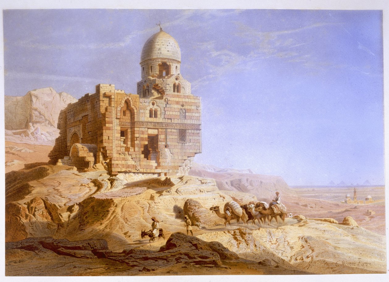 Tombs of the Khalifs, Cairo, 1871 by Carl Friedrich Heinrich Werner