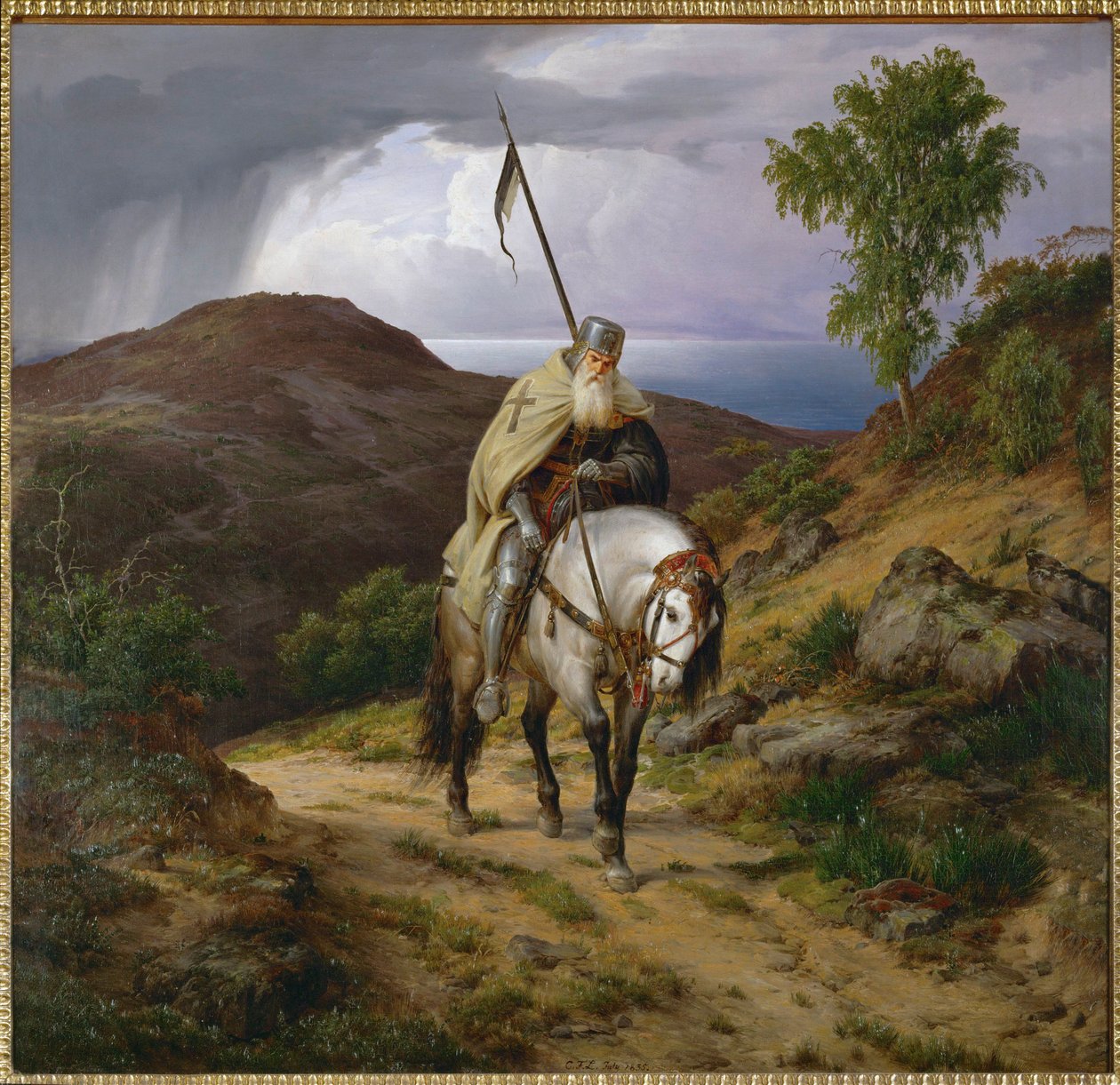 Return from the Crusade by Carl Friedrich Lessing