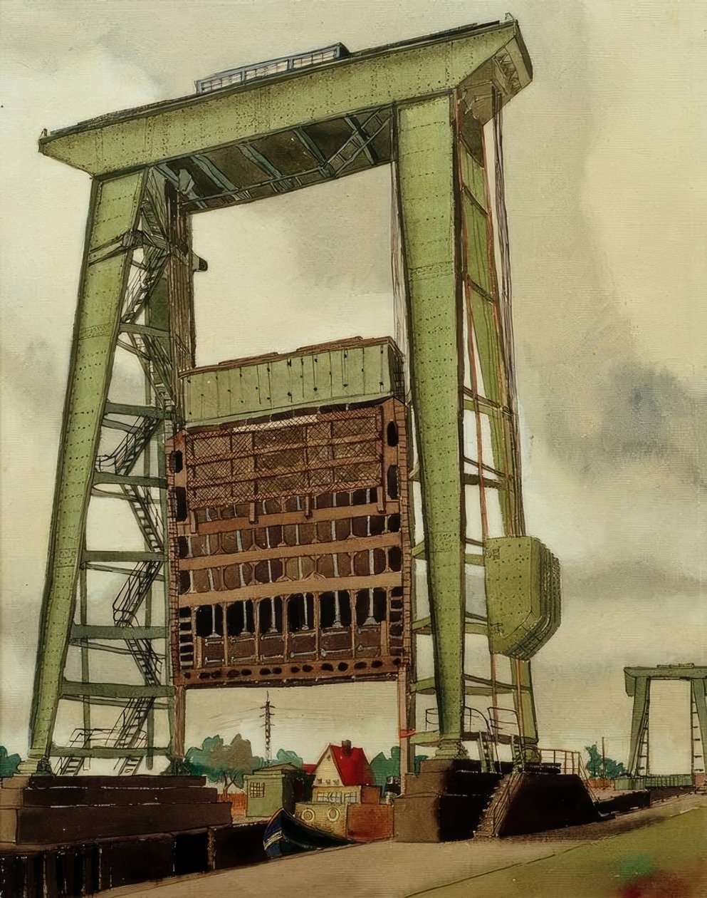 Lock, Friedrichsfeld by Carl Grossberg