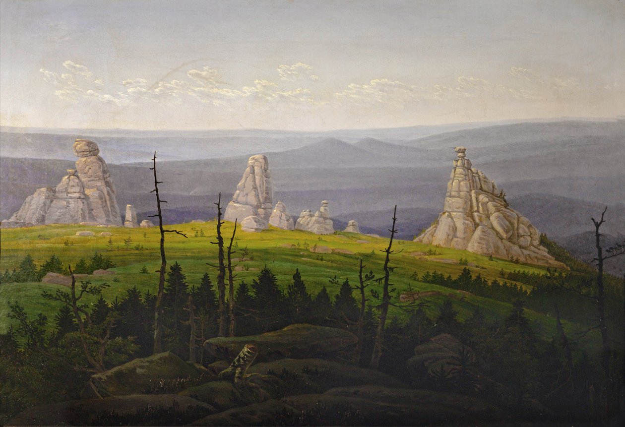 Dreisteine in the Giant Mountains by Carl Gustav Carus