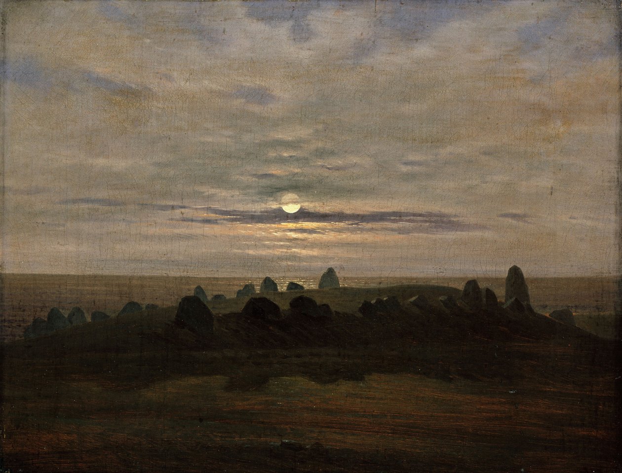 Stone Age Stronghold at Nobbin, Island of Rügen by Carl Gustav Carus
