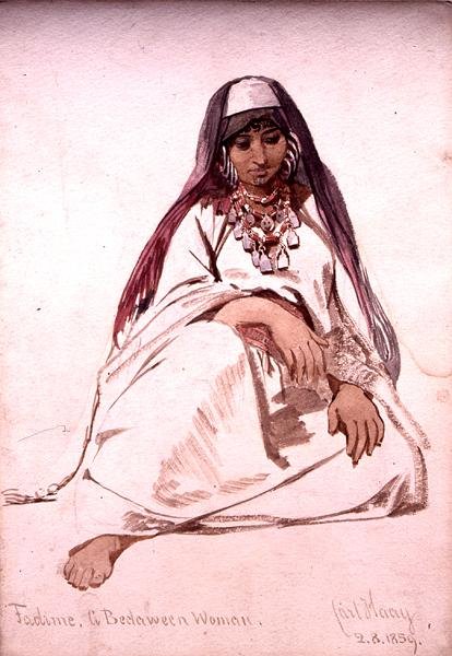 Fadine, a Bedaween Woman by Carl Haag