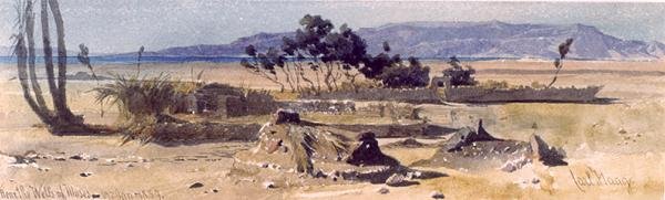 Near the Wells of Moses by Carl Haag