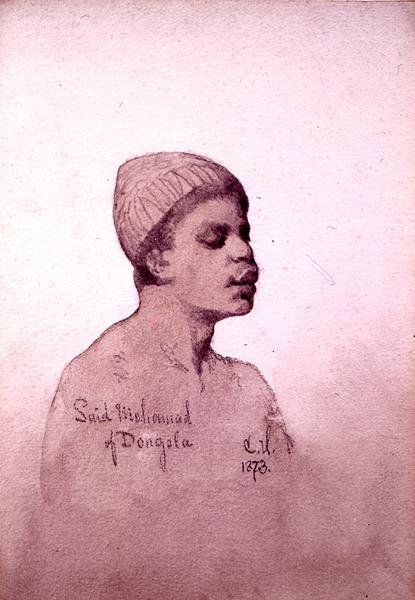 Said Mohamad of Dongola (Sudan) 1873 by Carl Haag