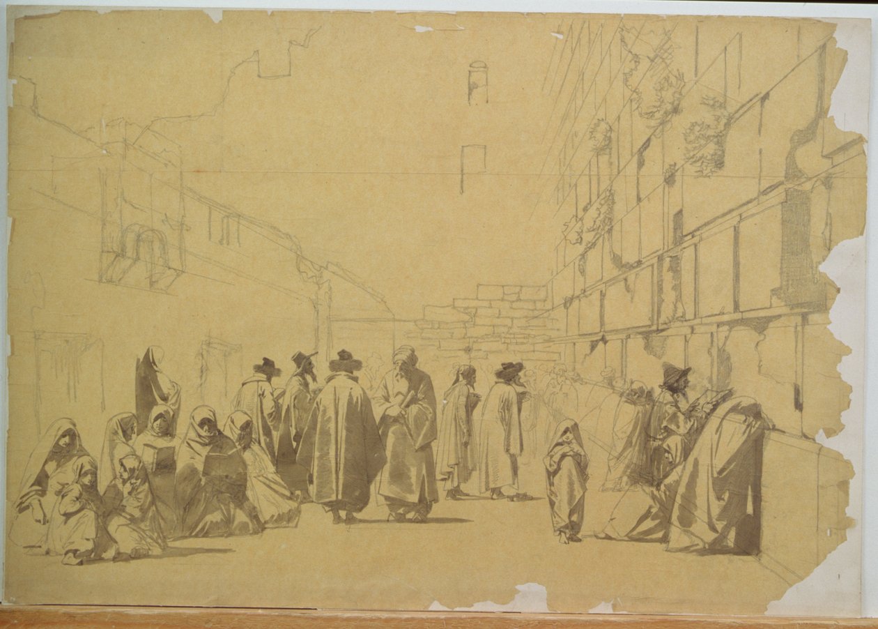 The Wailing Wall by Carl Haag