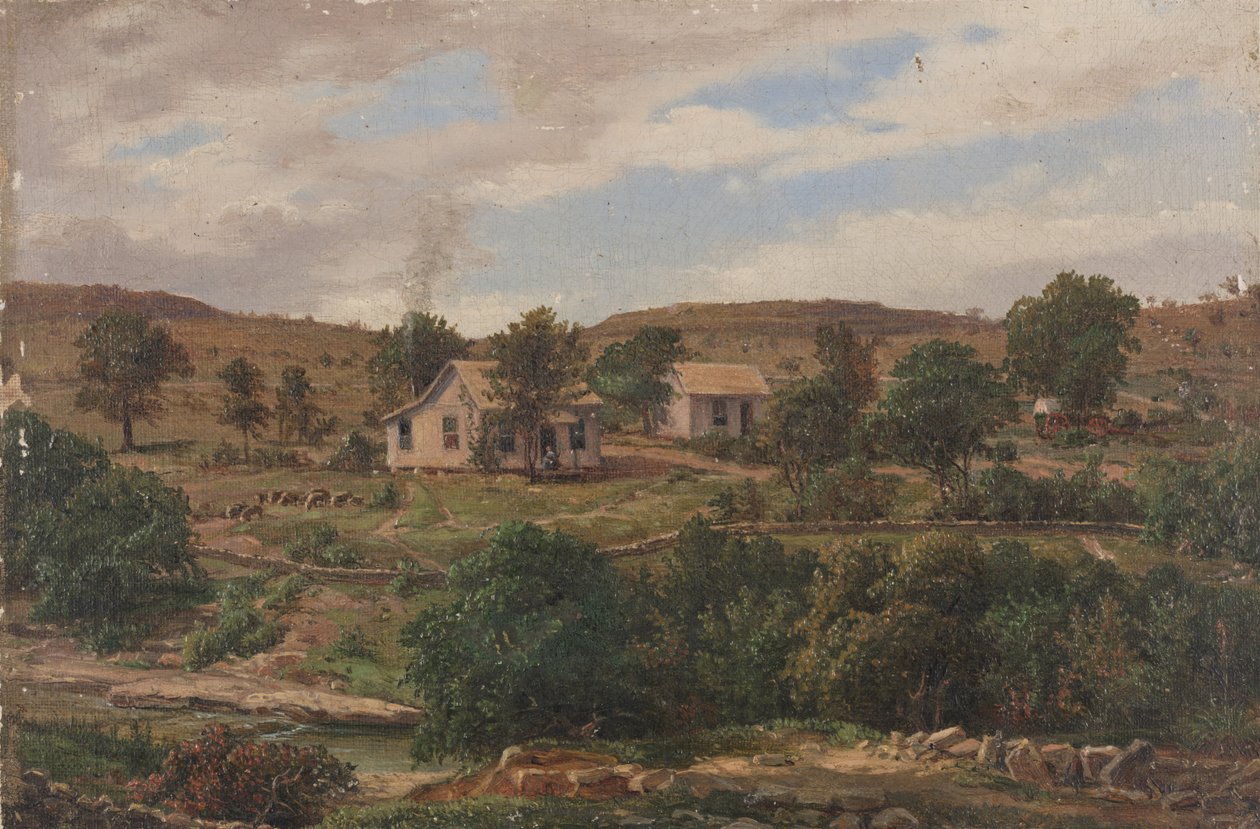 Klappenbach Ranch Near Johnson City, Texas by Carl Hermann Frederick Lungkwitz