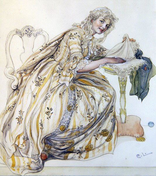 Christmas Decoration by Carl Larsson
