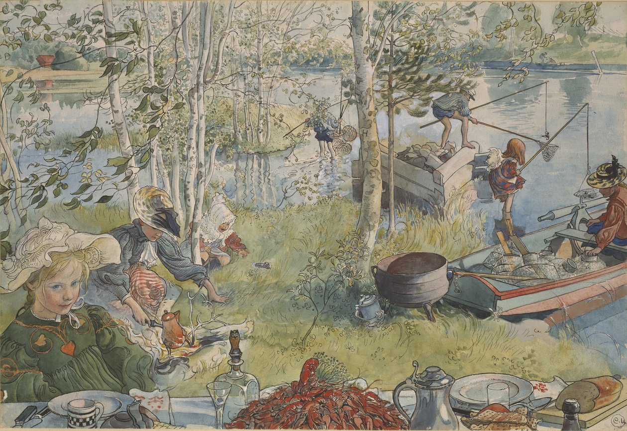 Crayfishing, from 