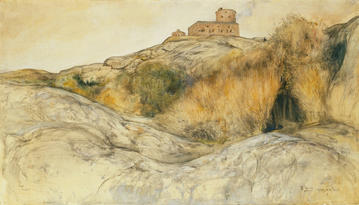 Marstrand Castle, 1893 by Carl Larsson