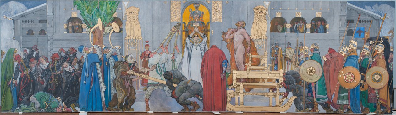 Midwinter Sacrifice by Carl Larsson