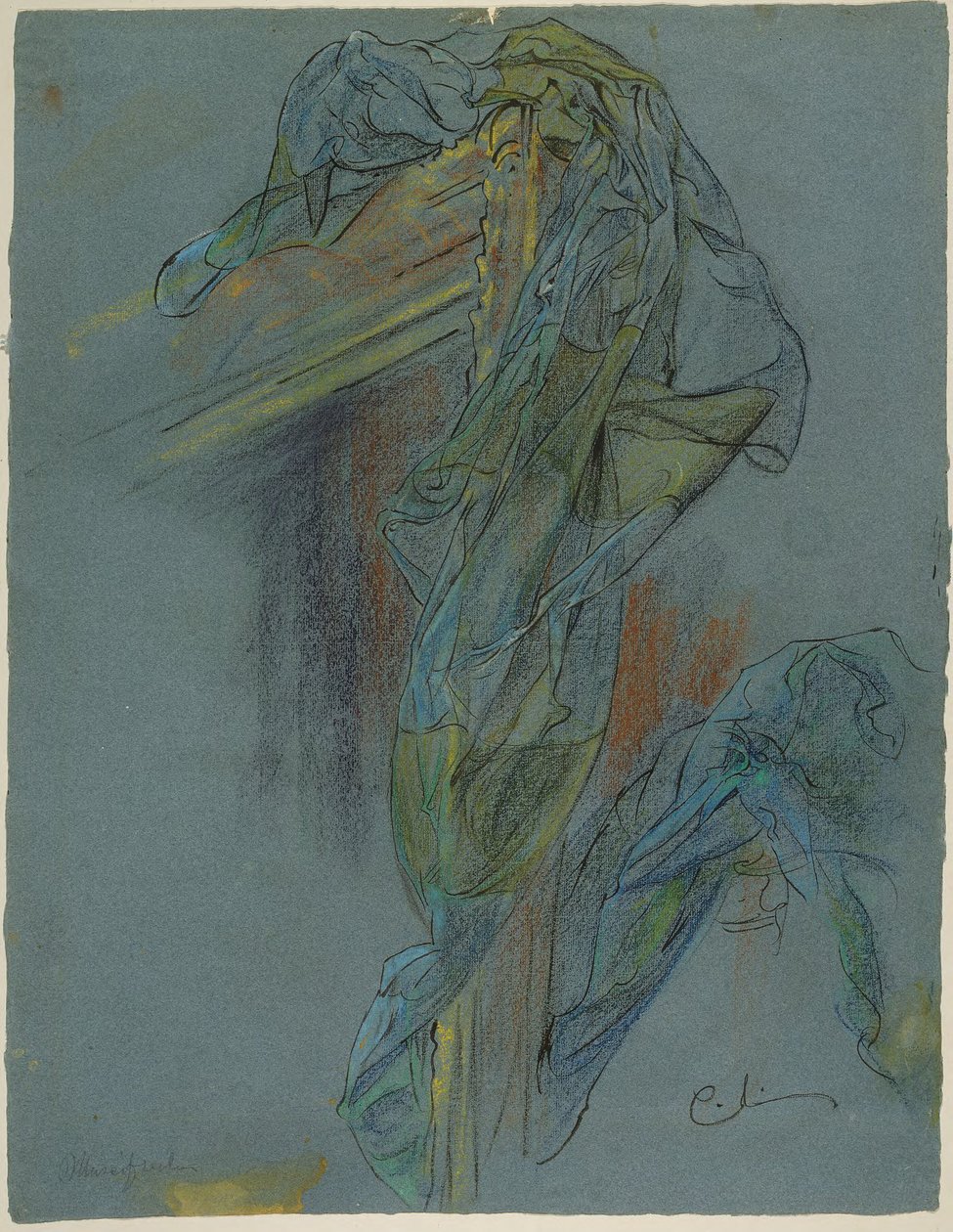 Study of a Frame and Drapery of Boucher