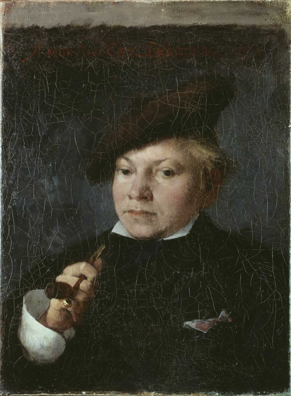 The Artist Carl Skanberg by Carl Larsson