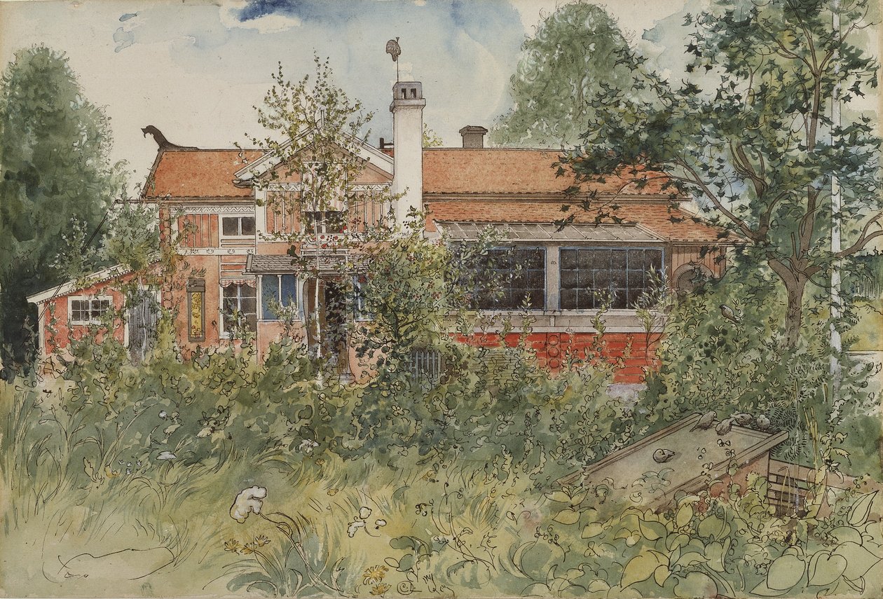The Cottage, from A Home series by Carl Larsson