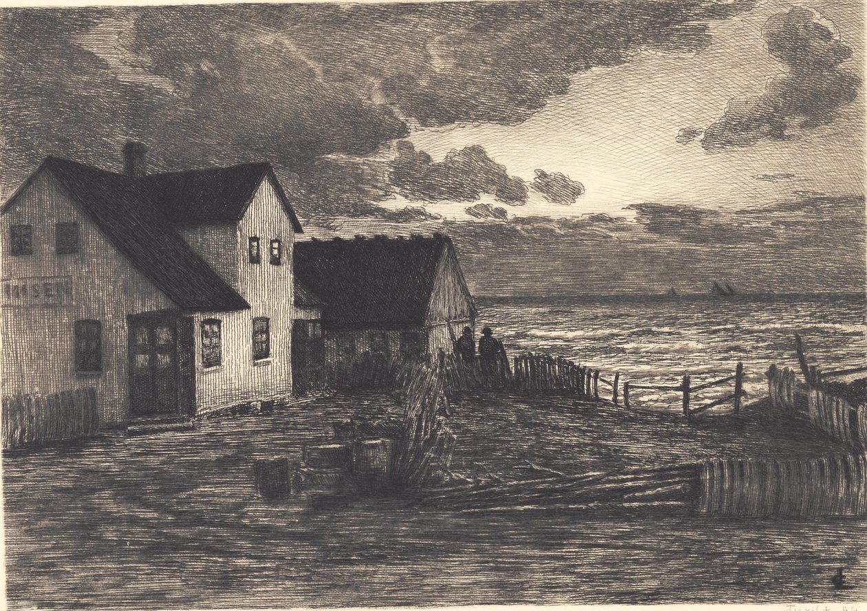 House by the Sea. Tisvilde by Carl Locher