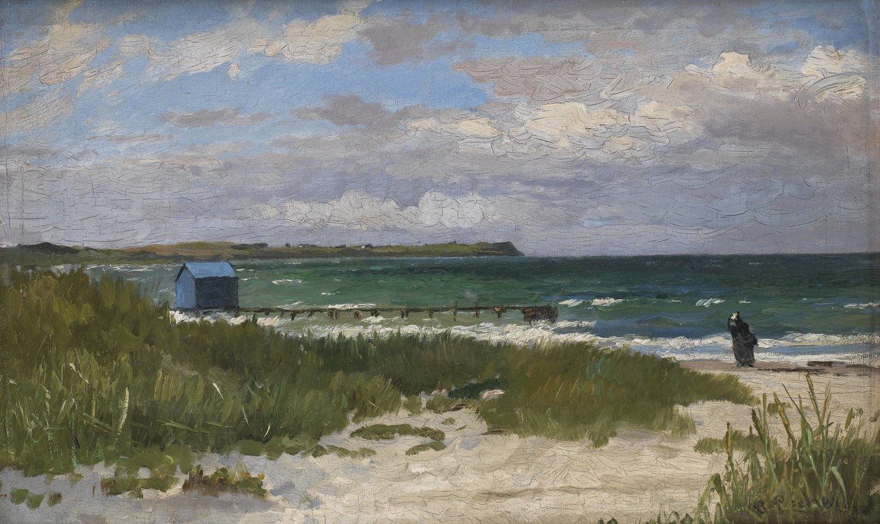 Coastal Landscape. Hornbæk by Carl Locher