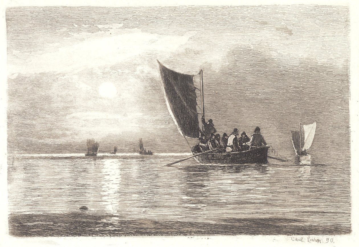 Morning at Skagen by Carl Locher