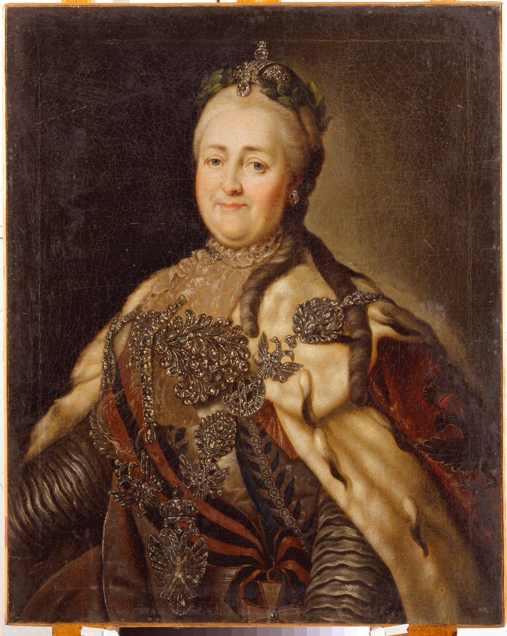 Portrait of Empress Catherine II by Carl Ludwig Christinek
