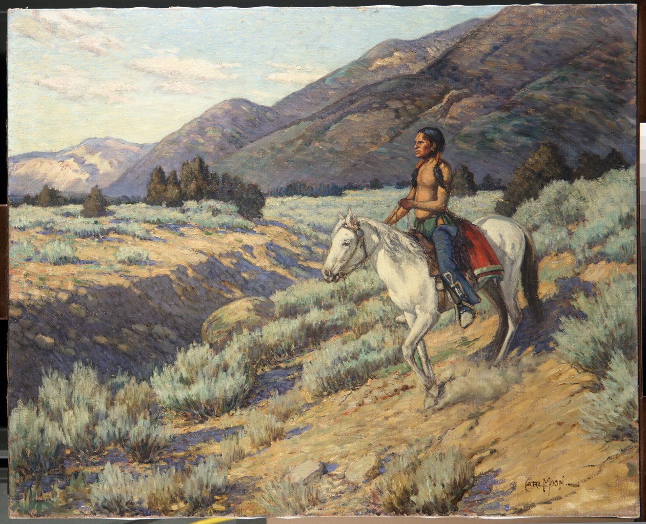 Scout, Taos Valley, New Mexico by Carl Moon