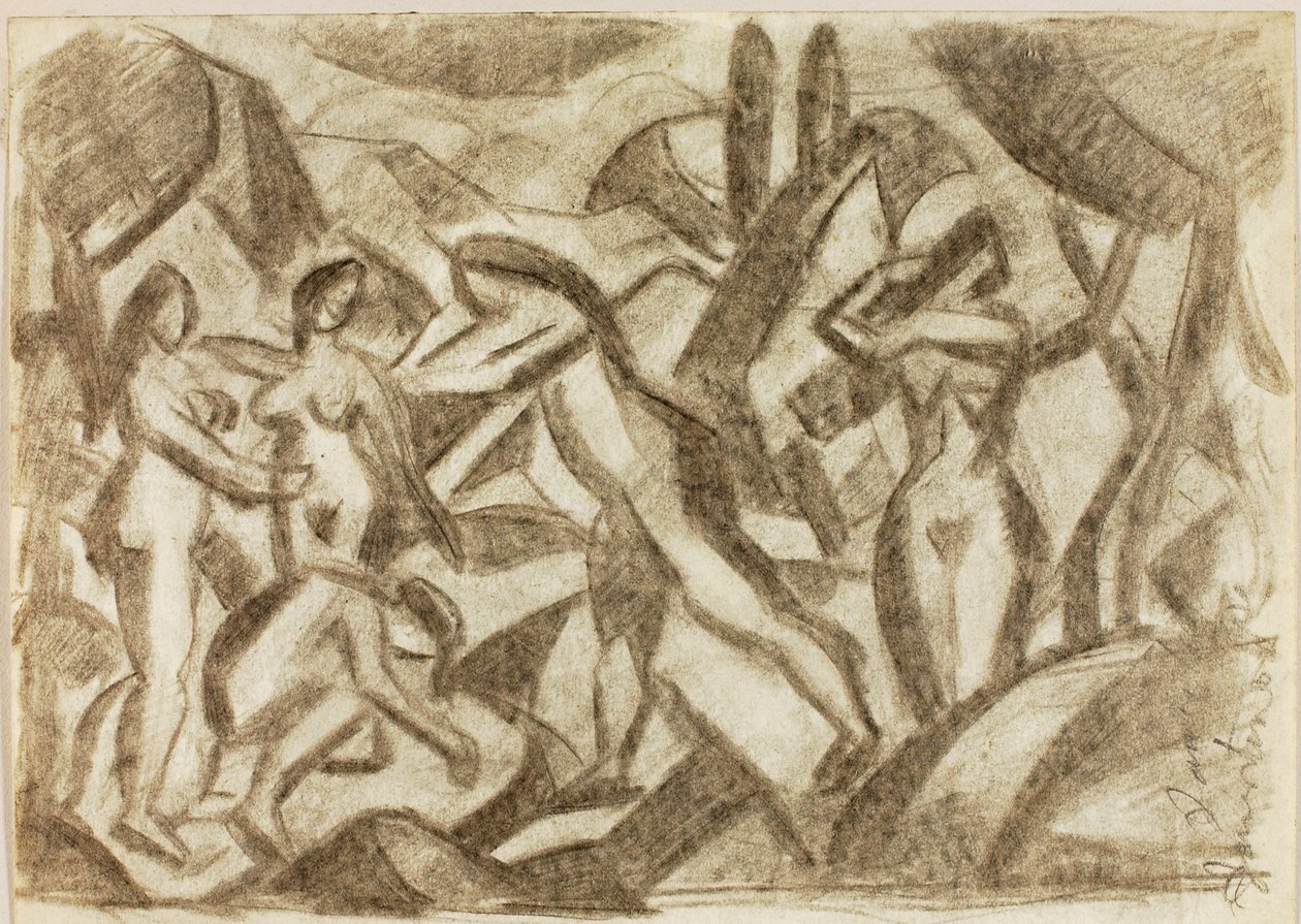 Group of Nudes by Carl Newman