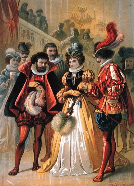 Cinderella at the Ball, Illustration for 