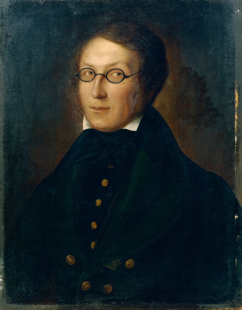 Author Henrik Wergeland, c.1830 by Carl Peter Lehmann