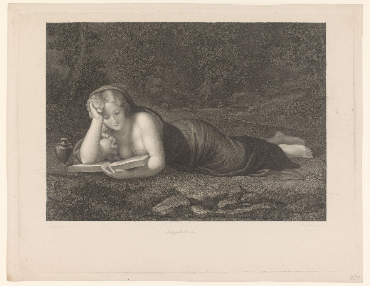 Reading Mary Magdalene by Carl Rahl