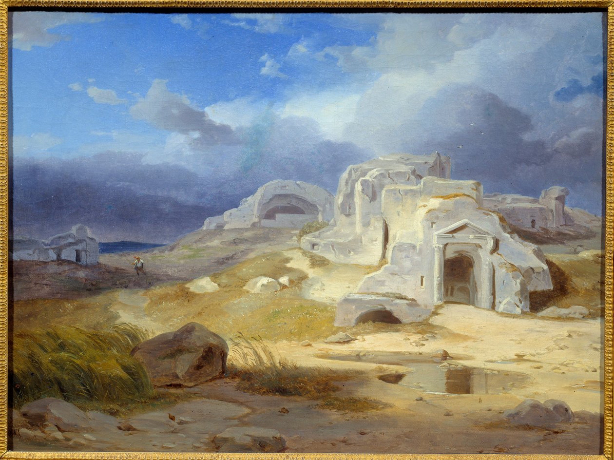 The Tomb of Archimedes in Syracuse by Carl Rottmann