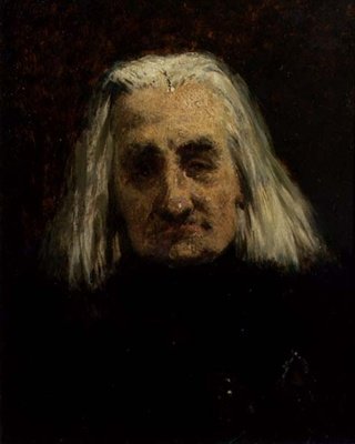 Portrait of Franz Liszt by Carl Schlosser