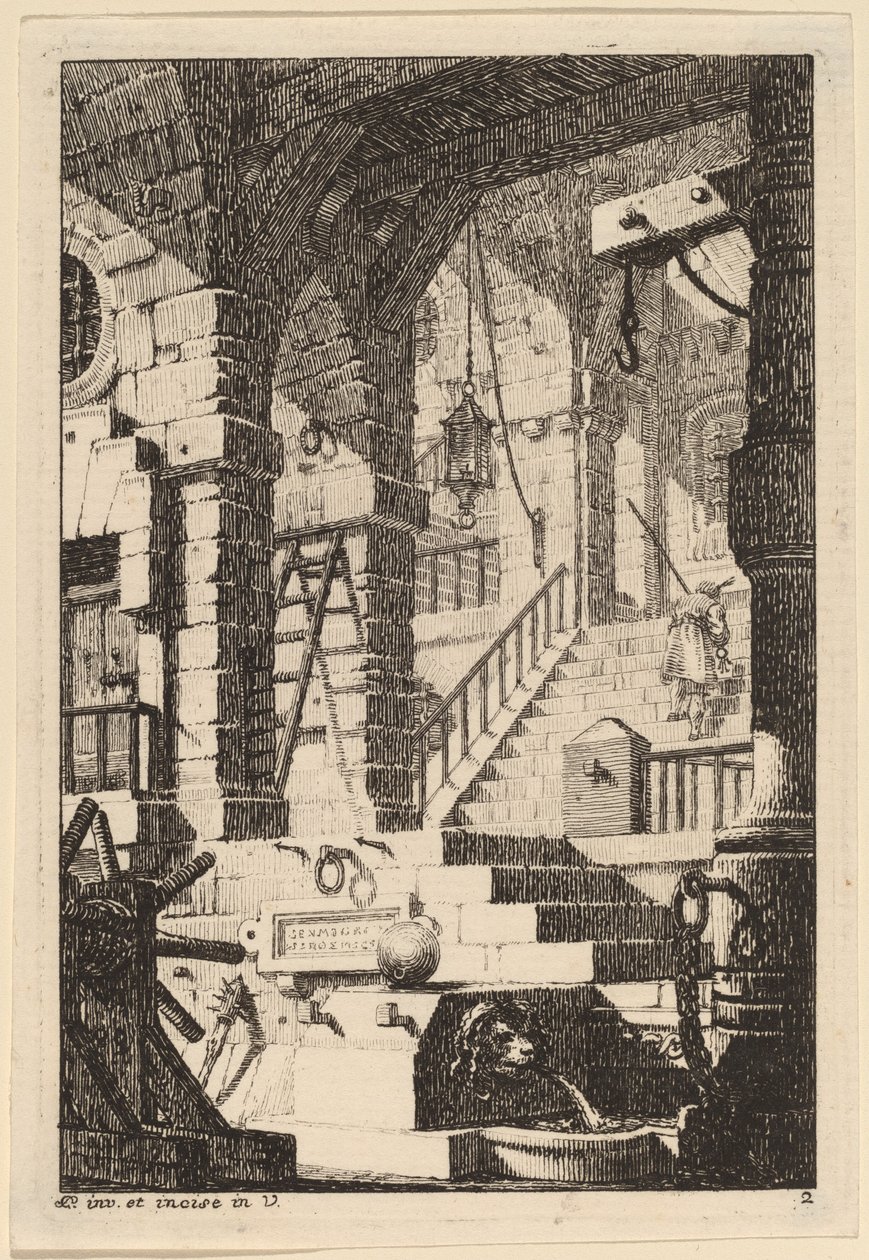Fantasy of an Antique Prison by Carl Schütz