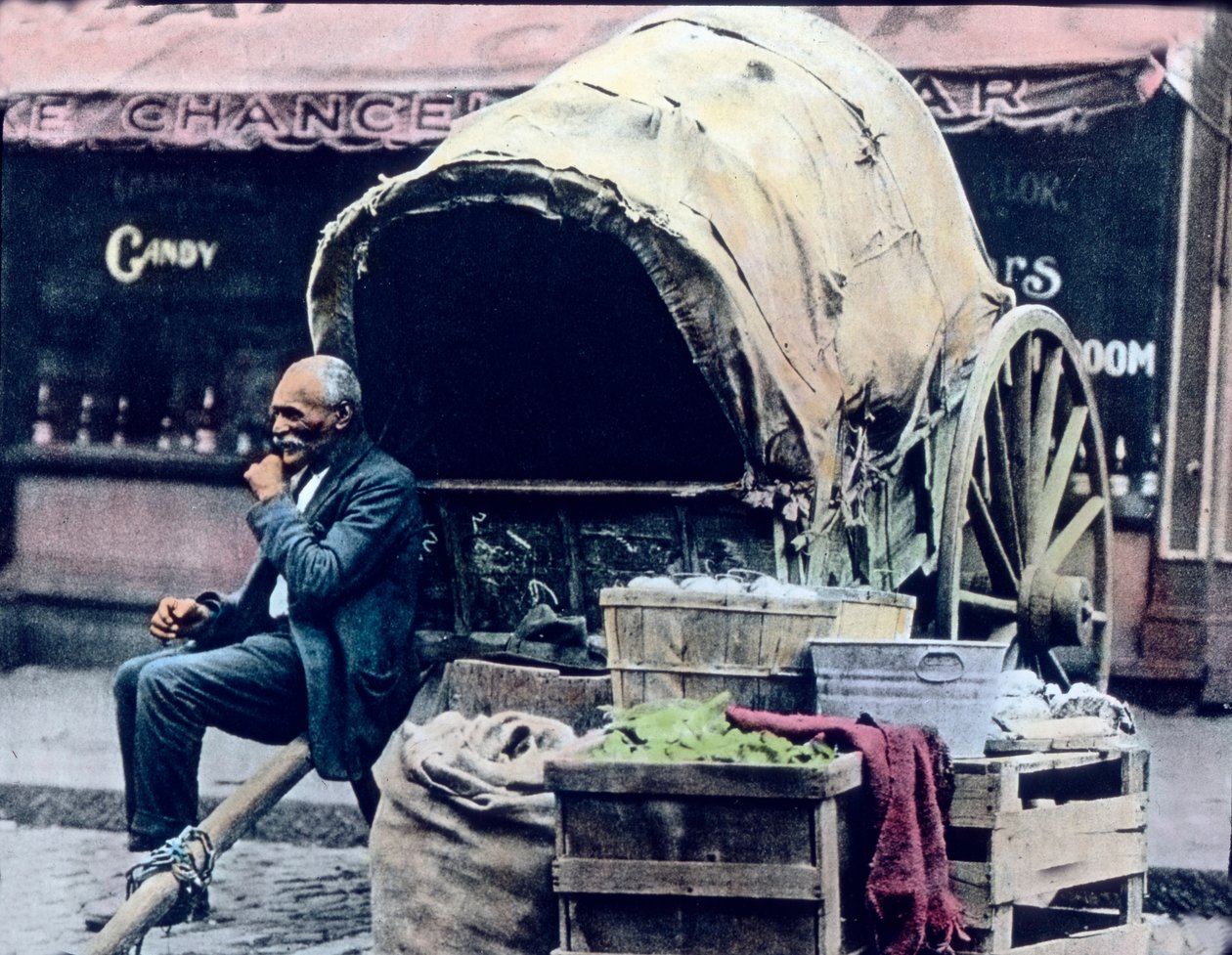 American fruit seller in Tennessee, circa 1920 by Carl Simon