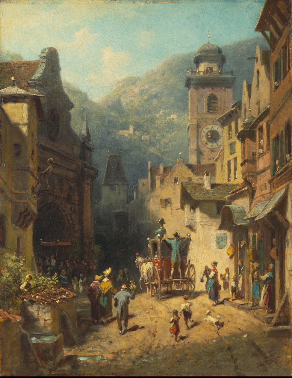 The Visit of the Sovereign by Carl Spitzweg