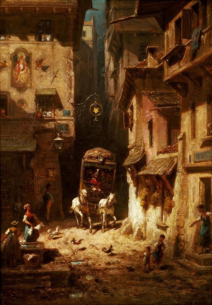 The Post by Carl Spitzweg